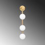 Opviq Lámpara de Pared Bohemia Oro Brillante